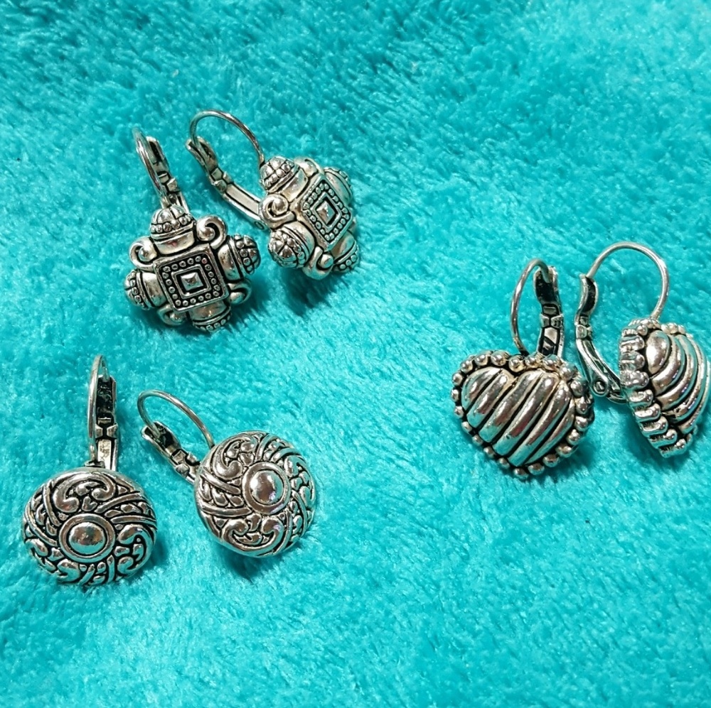 Silver Earrings Lot